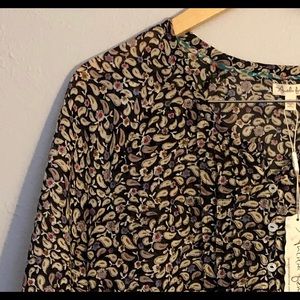 NWT! Drop waist beauty! Paisley top